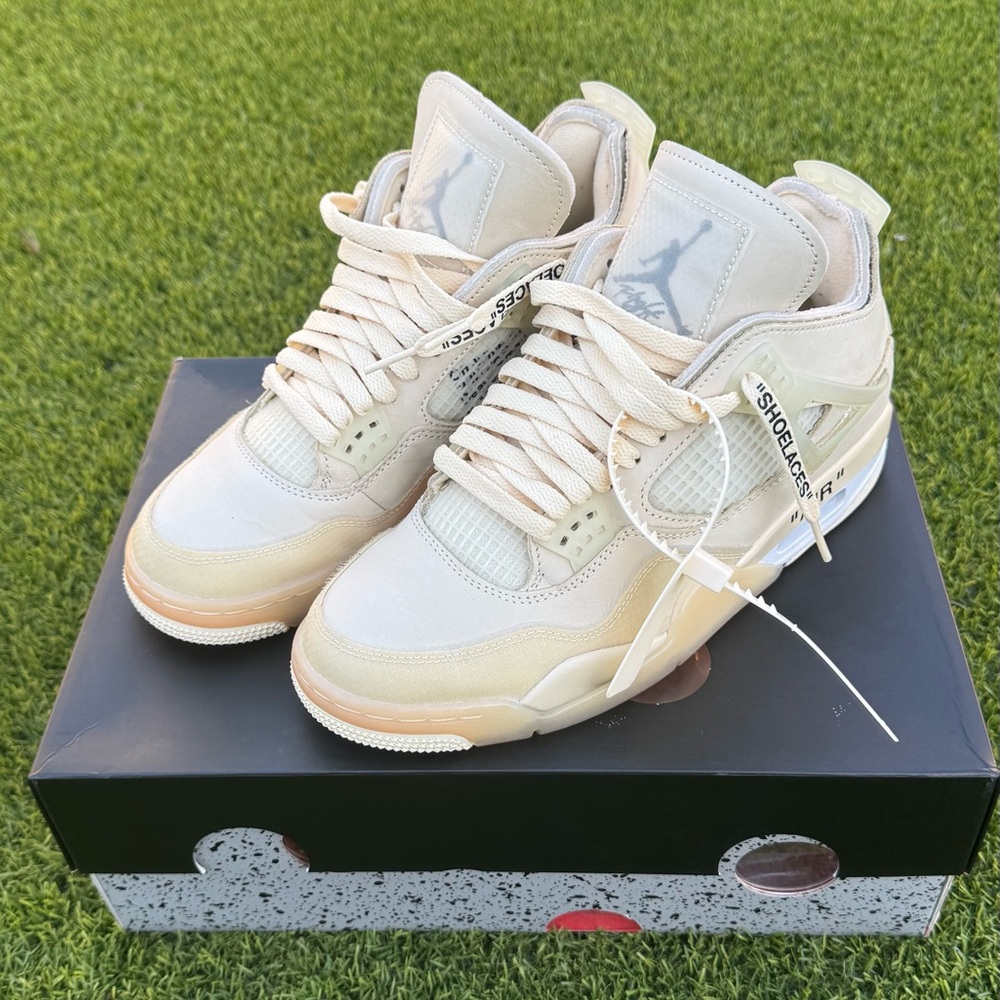 Nike x Off-White Jordan 4 SAIL AMAZING CONDITION Womens 9